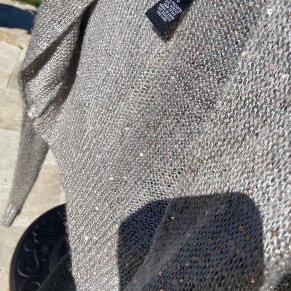 Wet seal sweater cardigan gray with sequins - Picture 2 of 2